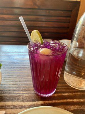 Lychee purple lemonade