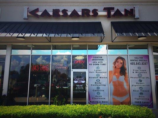 Caesars Tan & Spa located at 7427 N. May Ave  Oklahoma City, OK 73116