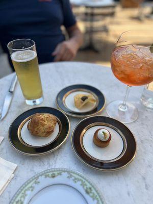 So good! The French onion financier on the right was my absolute favorite bite of food!