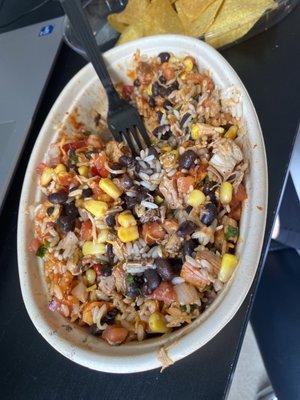 Grilled chicken bowl