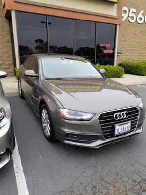 I love my new Audi! Thank you Aj