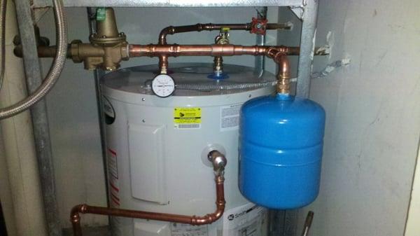 water heater installation