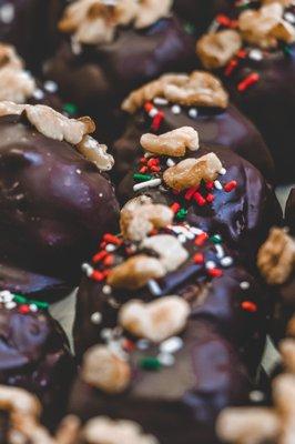 JonJohn's Bakery locally famous peanut butter balls are one of the most popular confections! Order for all occasions!