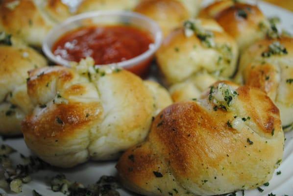 Freshly Made Garlic Knots