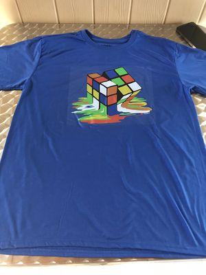 Colorful cube shirts are on sale for $9.99. These are special rates until supplies last