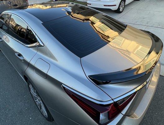 Vinyl roof wrap