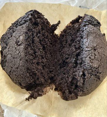 Double chocolate muffin