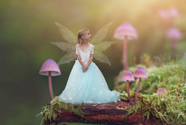 Magical fairy session for birthday milestone