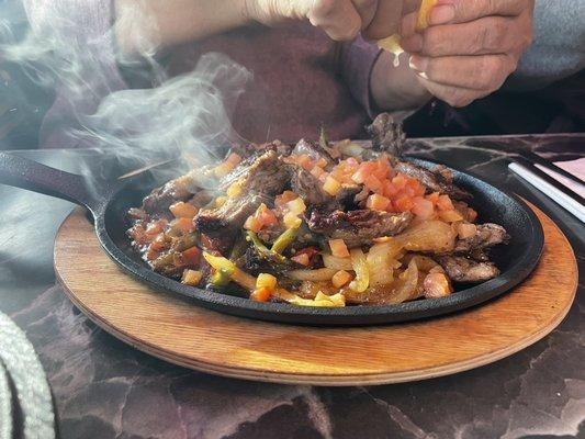 Fajitas-Chicken or Beef