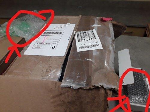 Bubble wrapped packages and still claim declined lack of cushions