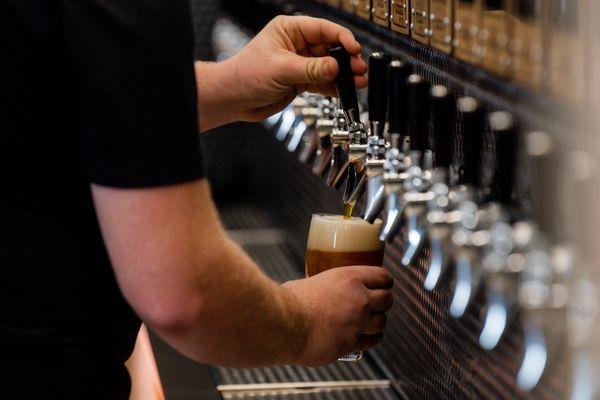 Arkansas' first and largest self-pour taproom, where you can pour your own beer by the ounce using RFID bracelets.