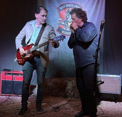 Blues Music at Red's Broken Spoke - Bruce Ewan with Johnny Burgin