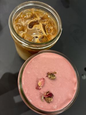 iced dirty chai & vanilla rose cold brew