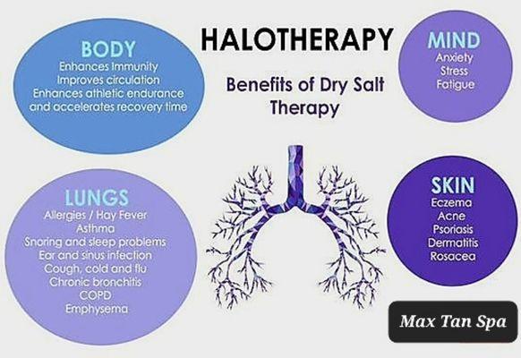 Salt therapy is the best! Our most popular feature at Max Tan Spa