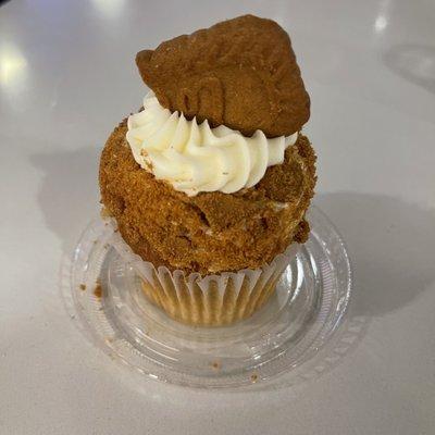 Cookie butter cupcake