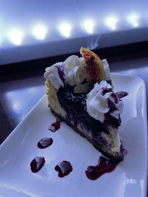 Blueberry cheesecake