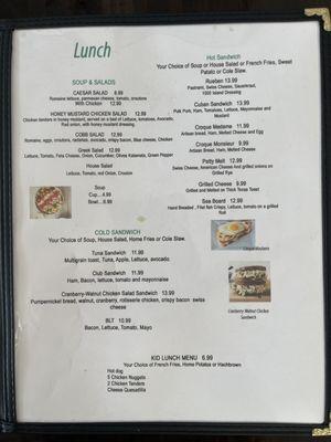 Menu 1 of 4