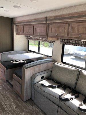 Living space in our new 2020 RV