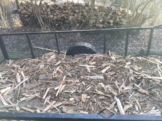 A little surprised and disappointed to have four wheelbarrow loads of bark and trash come along with just one cord of wood. Grr.