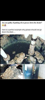 Grease is bad for your drains!