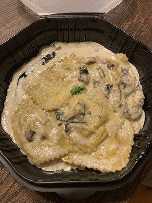 Ravioli di Portobello (takeout)