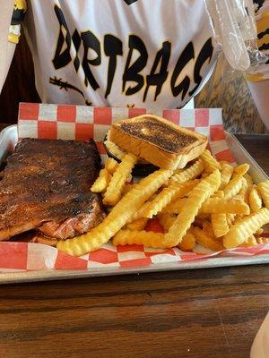 Rack of Ribs Friday Special and fries