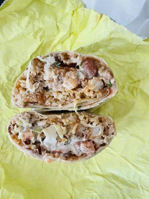 Shrimp Burrito--consistently delish!