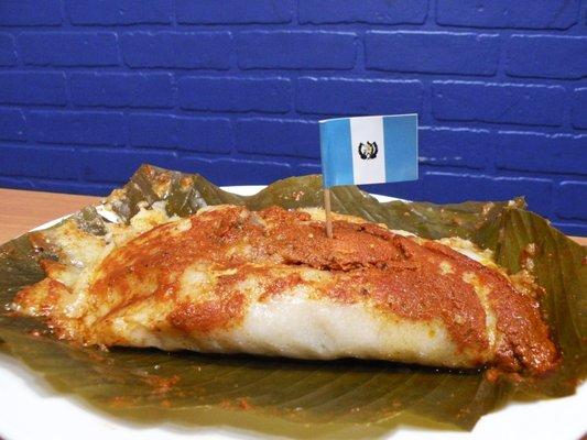 Tamal de pollo estilo guatemala