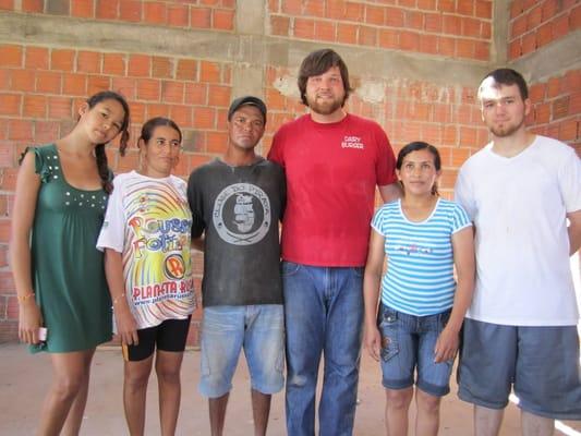 Picture taken during Palen Music Center's recent mission trip to Brazil with CMU.