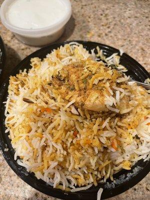 Chicken dum biryani