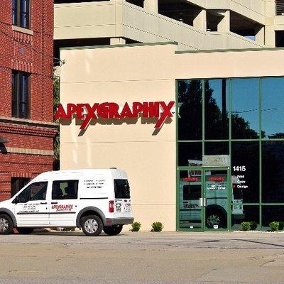 Our store-front and courier vehicle.