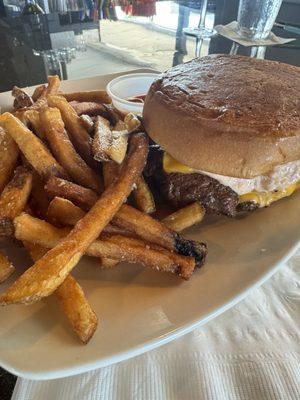 Delicious Smash Burger & Hand-Cut Fries