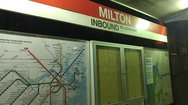 Milton M Line station