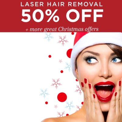 Laser hair removal holiday deals!