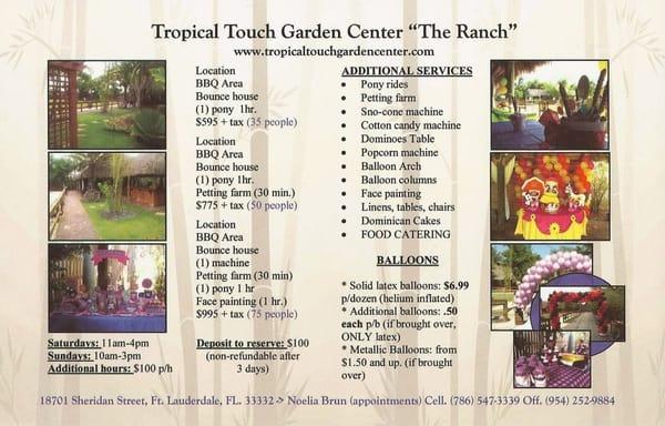 Tropical Touch Garden Center "The Ranch"