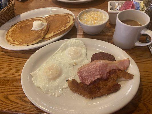 Grandma's Sampler Pancake Breakfast