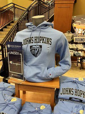 JHU sweatshirt