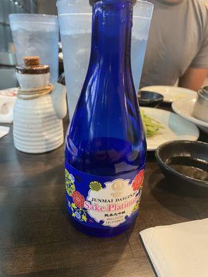 Platinum sake, very light, floral.