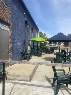 Outdoor seating and exterior