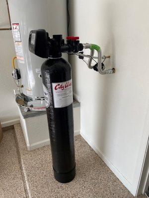 Whole-Home water filtration system installed