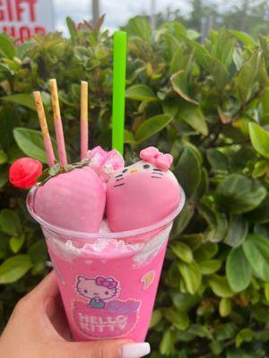 Hello kitty frappe