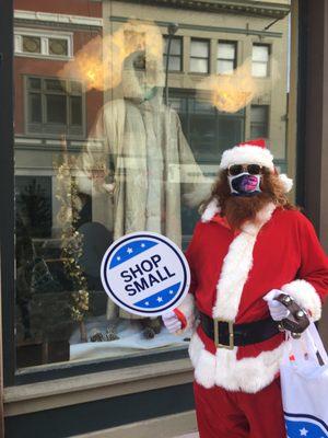 Small Business Saturday 2020. MBB Annual Holiday Window