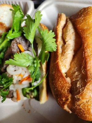 Lemongrass Beef Bahn Mi