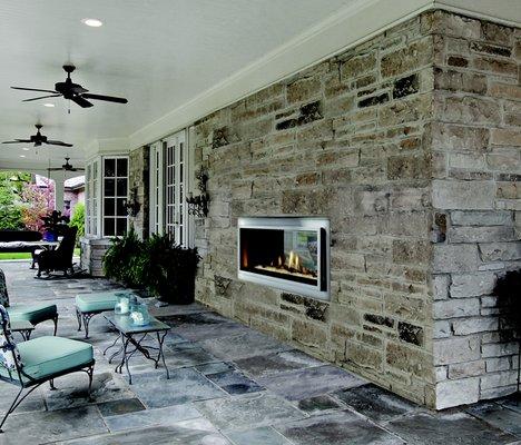 Indoor/ Outdoor Fireplaces