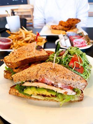 Chicken , Bacon & Avocado sandwich