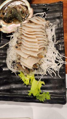 Abalone sashimi