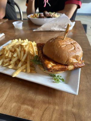 Nashville Tofu Sandwich Combo