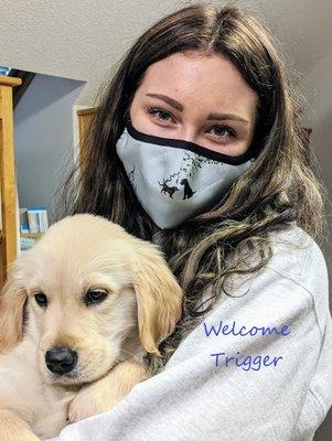 ~Welcome Trigger! Thank you for choosing us for your family veterinary hospital and for coming in to see Dr Moses