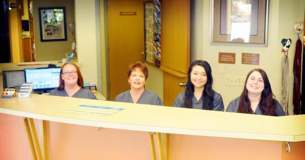 Our friendly and knowledgeable reception staff are eager to help you and your pet. Stop by for a "kiss visit" to help your pe...