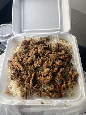 Chicken shawarma was the best I have ever had! Great rice as well